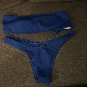 SHEIN Blue Bikini Set
